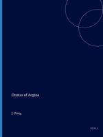 Onatas of Aegina 9004047557 Book Cover