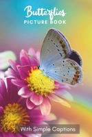 Picture Book of Butterflies: Gift for dementia patients and seniors living with Alzheimer’s disease. Large print for adults with simple captions. (Picture Book for Dementia Patients) B0CRGFP65R Book Cover