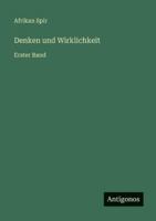 Denken und Wirklichkeit: Erster Band 3368611585 Book Cover