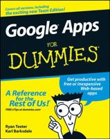 Google Apps For Dummies (For Dummies (Computer/Tech)) 0470189584 Book Cover
