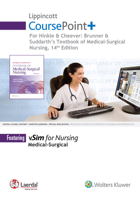 Lippincott CoursePoint+ for Brunner  Suddarth's Textbook of Medical-Surgical Nursing 1496379136 Book Cover