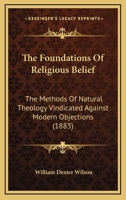 The foundations of religious belief 1015264476 Book Cover