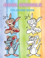 COOL ANIMALS - COLORING BOOK B08GV8ZTQ1 Book Cover