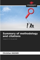 Summary of methodology and citations: research in my pocket 6206022951 Book Cover