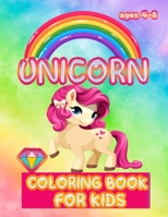unicorn coloring book for kids ages 4-8: A Fun Educational Unicorn Coloring for kids - Coloring Pages unicorn B08VCKZ48C Book Cover