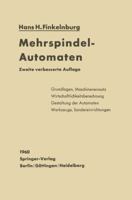 Mehrspindel-Automaten 3642480578 Book Cover