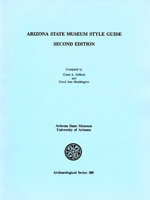 Arizona State Museum Style Guide 1889747459 Book Cover