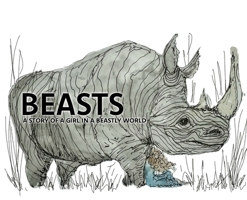 Beasts: A Story of a Girl in a Beastly World (The Girl in the Blue Dress) B0FFGDKL9H Book Cover