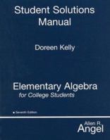 Student Solutions Manual for Elementary Algebra for College Students 0131994581 Book Cover