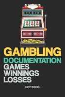 Gambling Documentation: Games - Winnings - Losses - Notebook 1700629689 Book Cover