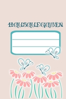 Hausaufgaben: Heft f�r deine Hausaufgaben - einfach aber sch�n gestaltet / Geschenk zum Schulanfang / 89 Seiten/ 1686876882 Book Cover