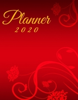 planner 2020: professional Planner and calendar, Agenda, Page a Day 2020, Schedule Organizer Planner (2020 Diary Day Per Page)365 Day Tabbed Journal January;December (Diaries& Journals) Daily Planner  1708568913 Book Cover