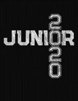 Junior 2020: College Ruled Composition Notebook - Silver 1697479154 Book Cover