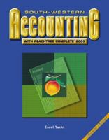 South-Western Accounting with Peachtree Complete 2003 0538437294 Book Cover
