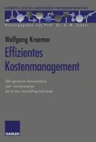 Effizientes Kostenmanagement: Edv-Gestutzte Datenanalyse Und -Interpretation Durch Den Controlling-Leitstand 3322845877 Book Cover