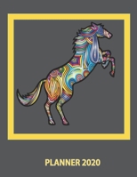 Planner 2020: Horse Planner, Weekly & Monthly Diary Organizer Calendar schedule Views | Great Gift Idea for Horse Lovers Men, Women, Him, Her, Mom and ... Notebook with Notes & Expensr Tracker Pages 1678866067 Book Cover