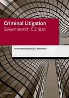 Criminal Litigation 0192844288 Book Cover