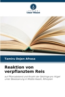 Reaktion von verpflanztem Reis: auf Pflanzabstand und Anzahl der Setzlinge pro Hügel unter Bewässerung in Middle Awash, Äthiopien 6205666553 Book Cover