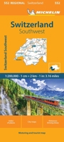 Switzerland, Southwest (Maps/Regional (Michelin)) 2067175092 Book Cover