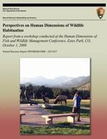 Perspectives on Human Dimensions of Wildlife Habituation 149235774X Book Cover