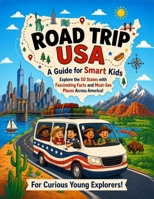 Road Trip USA: A Guide for Smart Kids: Explore the 50 States with Fascinating Facts and Must-See Places Across America for Curious Young Explorers! (Smart Kids Road Trip Series) B0H17K8BMY Book Cover