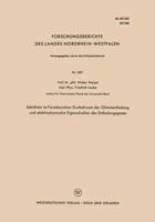 Schichten Im Faradayschen Dunkelraum Der Glimmentladung Und Elektrochemische Eigenschaften Des Entladungsgases 3663009939 Book Cover