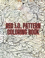 Red I.O. Pattern Coloring Book B0C2RRP1KB Book Cover