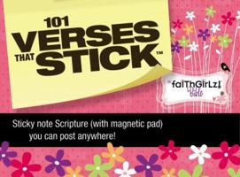 101 Verses that Stick for Girls based on the NIV Faithgirlz! Bible, Revised Edition: Bible Verses for Your Locker or Home 0310729009 Book Cover