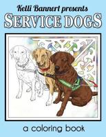 Service Dogs: A Coloring Book 1533012814 Book Cover