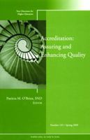Accreditation: Assuring and Enhancing Quality 0470489022 Book Cover