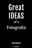 Notizbuch f�r Fotografen / Fotograf / Fotografin: Originelle Geschenk-Idee [120 Seiten liniertes blanko Papier] 169110499X Book Cover