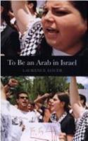 To Be an Arab In Israel 185065798X Book Cover