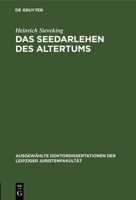 Das Seedarlehen Des Altertums 311267569X Book Cover