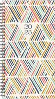 Simply Geometric 2023 Small Spiral Softcover Planner 1549230964 Book Cover