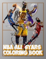 NBA All Stars Coloring book: Basketball Coloring Book for Kids 1970857897 Book Cover