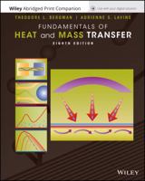 Incropera's Principle of Heat and Mass Transfer, 8e WileyPLUS Card with Abridged Loose-Leaf Print Companion Set 1119660378 Book Cover