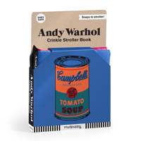 Andy Warhol – Iconic Early Development Crinkle Fabric Stroller Book for Toddlers and Babies 0735377790 Book Cover