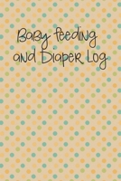 Baby Feeding and Diaper Log: Tracker for Breastfeeding, Bottle Feeding, Diaper Changes and More for Your Newborn 1686880243 Book Cover