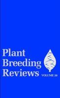 Plant Breeding Reviews: Volume 20 0471387886 Book Cover