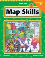 Map Skills, Grade 1 1568226365 Book Cover