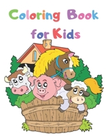 Coloring Book for Kids: Preschool Coloring Book for Kids Ages 2-4 1671194373 Book Cover