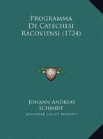 Programma De Catechesi Racoviensi 1169459293 Book Cover