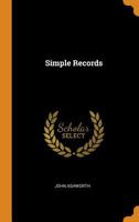 Simple Records 1021297429 Book Cover