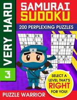 Very Hard Samurai Sudoku: 200 Perplexing Puzzles 1092286403 Book Cover