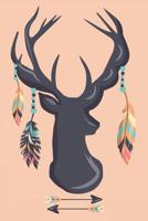 The Boho Antler Diary: For Bohemians & Free Spirits 1098646851 Book Cover