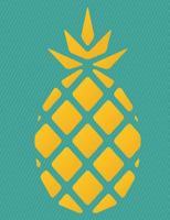 Dot Grid Paper Notebook: Pineapple 1718990243 Book Cover