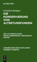 Metalle Und Metallegierungen. Organische Stoffe 3110990091 Book Cover