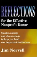 Reflections for the Effective Nonprofit Donor 0595208797 Book Cover