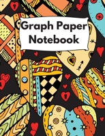 Graph Paper Notebook: Large Simple Graph Paper Notebook, 100 Quad ruled 4x4 pages 8.5 x 11 / Grid Paper Notebook for Math and Science Students / Crazy Fruits Collection 1716309816 Book Cover