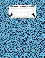 Graph Composition: Unicorns All Over Pastel Blue Marble 4 x 4 0.25 inch per square Engineer College Graph Composition Notebook 8.5 x 11 in 150 pages ... Unicorn Pattern Graph Composition Book) 1725559137 Book Cover